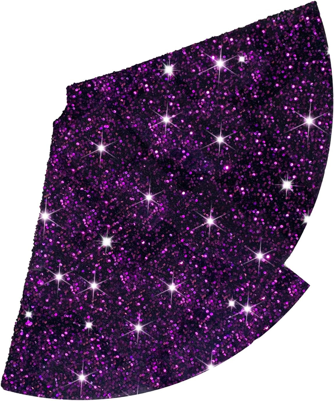 FUHSY Christmas Tree Skirt Pink Tree Skirt 46 Inch Sequintree Skirt Velvet Tree Floor Carpet Holiday Ornaments Glittery Xmas Skirt for Thanksgiving Pink Christmas Decorations Christmas Skirt Tree