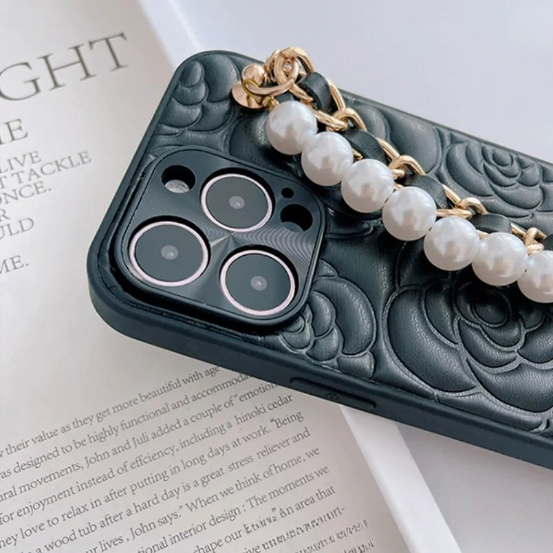 Luxury Phone Case For iPhone 17 16 14 13 12 11 15 Pro Max High Quality With Chain Lens Protection Cover For iPhone 16 Promax