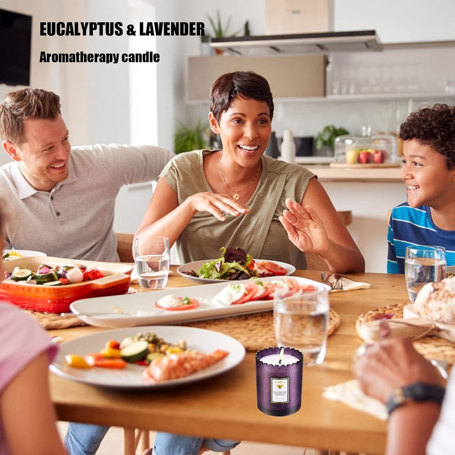 Valentines Day Decor Candles for Home Scented Natural Soy Wax Women Happy Birthday Set Kindle Aromatherapy Candle Gifts Large Glass Jar Pack Aesthetic Romantic Best Decorative (Gray)