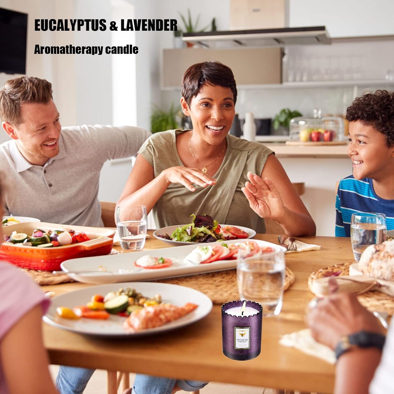 Valentines Day Decor Candles for Home Scented Natural Soy Wax Women Happy Birthday Set Kindle Aromatherapy Candle Gifts Large Glass Jar Pack Aesthetic Romantic Best Decorative (Gray)