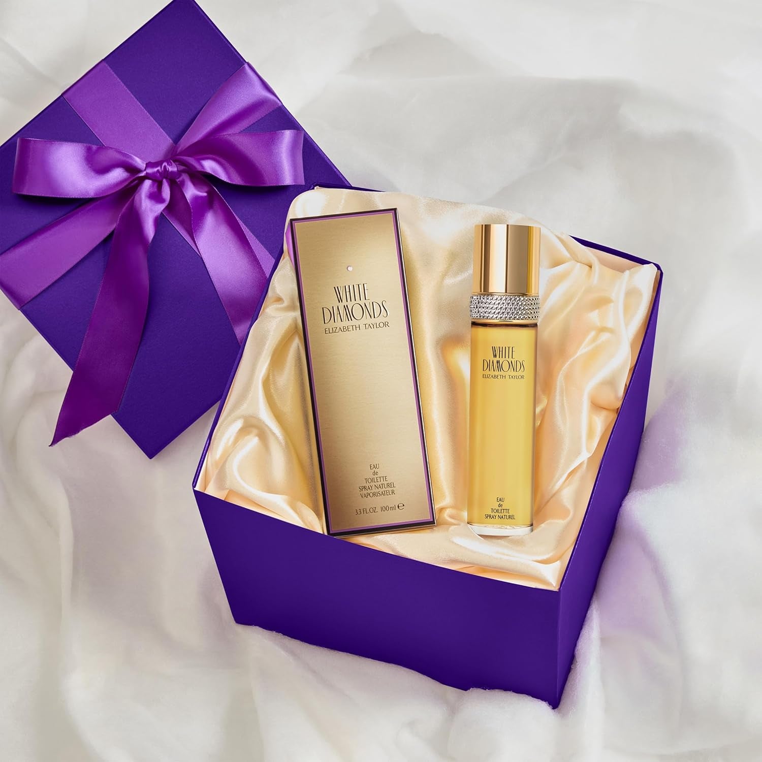 Elizabeth Taylor White Diamonds Women'S Perfume, Long-Lasting Floral Fragrance, Eau De Toilette EDT Spray, Gift for Her, 3.3 Fl Oz