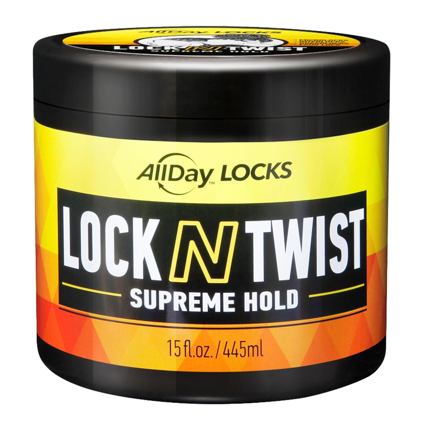 Allday Locks Lock N Twist (5 Oz) | Supreme Hold, No Frizz or Flaking | Hydrating, Nourishing Locking Gel | Grape & Avocado-Infused | Lock & Twist Braids, Locks, Twists, Cornrows | 5 Oz