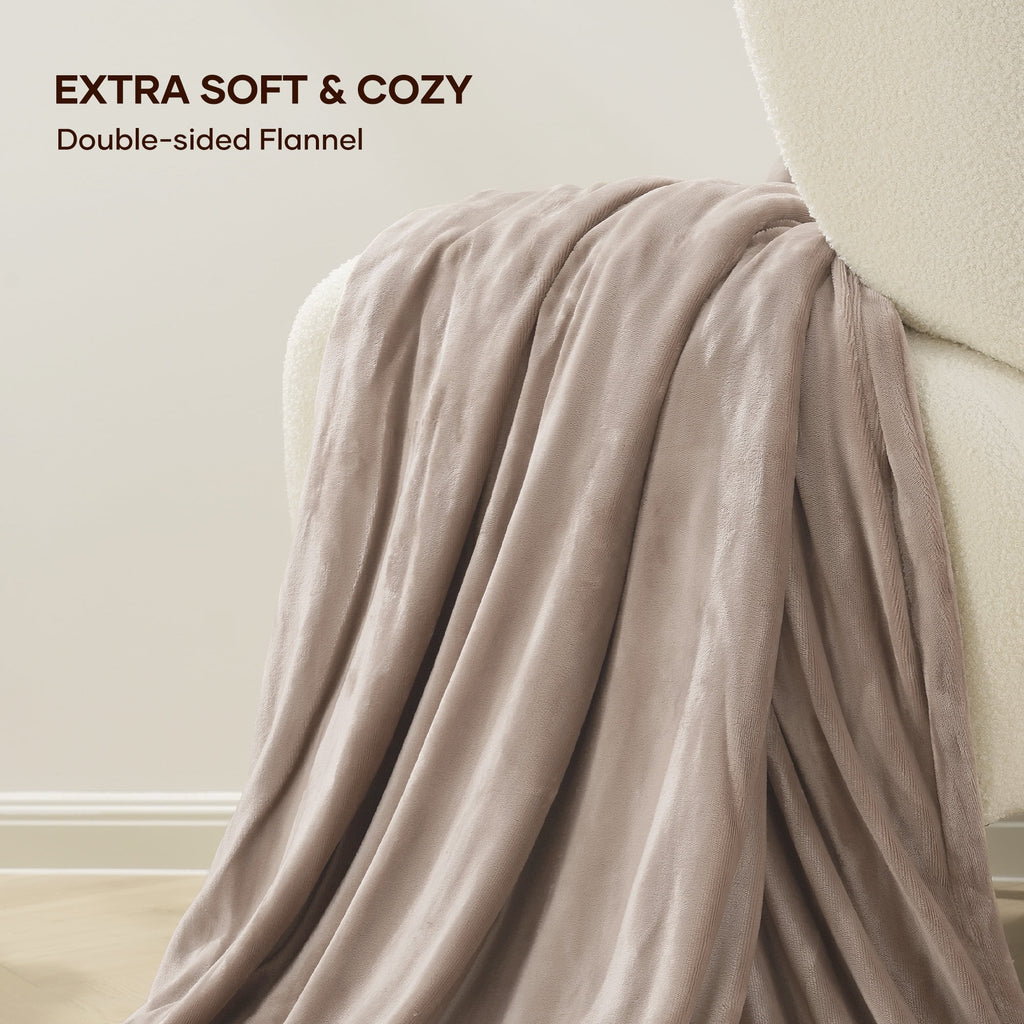 Electric Blanket 72" X 84" Full Size Heated Blanket, Fast Heating, 6 Heating Levels, 10H Auto-Off, Machine Washable - Linen