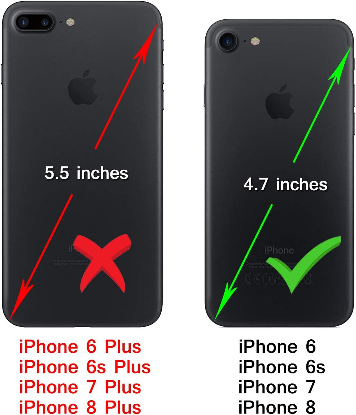 Gritup Iphone SE 2020 Case, Iphone 6/6S/7/8 Case with HD Screen Protector for Girls Women, Cute Clear Gradient Glitter Liquid TPU Slim Phone Case for Apple Iphone SE 2020/6/6S/7/8 Pink/Teal