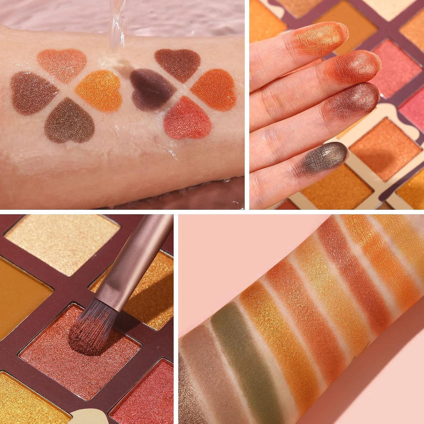 UCANBE Toffee Fusion Nude Eyeshadow Palette, 48 Neutral Shades Naked Eye Shadow Makeup Pallet, High Pigmented Matte Glitter Shimmer Make up Kit for Women Girls