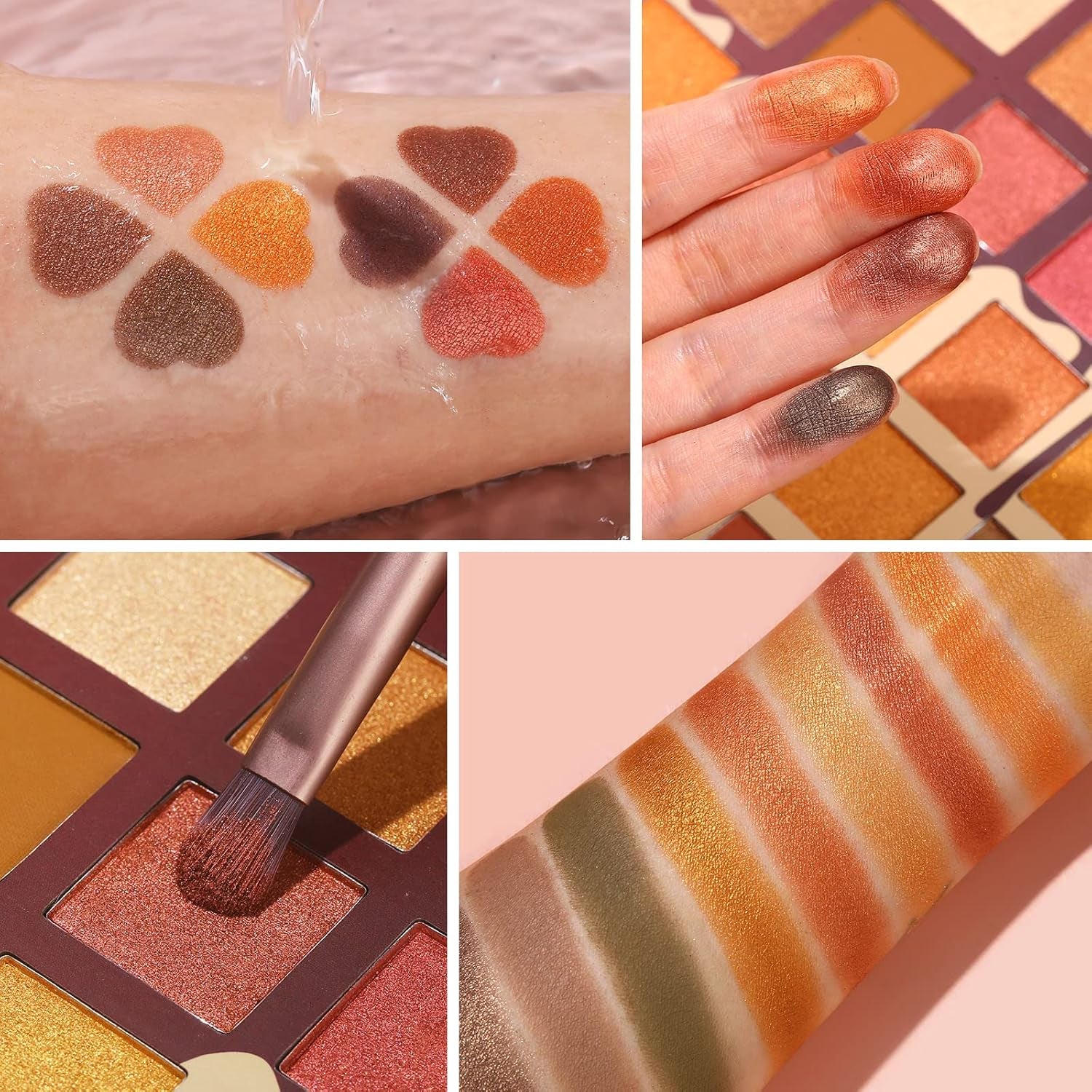 UCANBE Toffee Fusion Nude Eyeshadow Palette, 48 Neutral Shades Naked Eye Shadow Makeup Pallet, High Pigmented Matte Glitter Shimmer Make up Kit for Women Girls