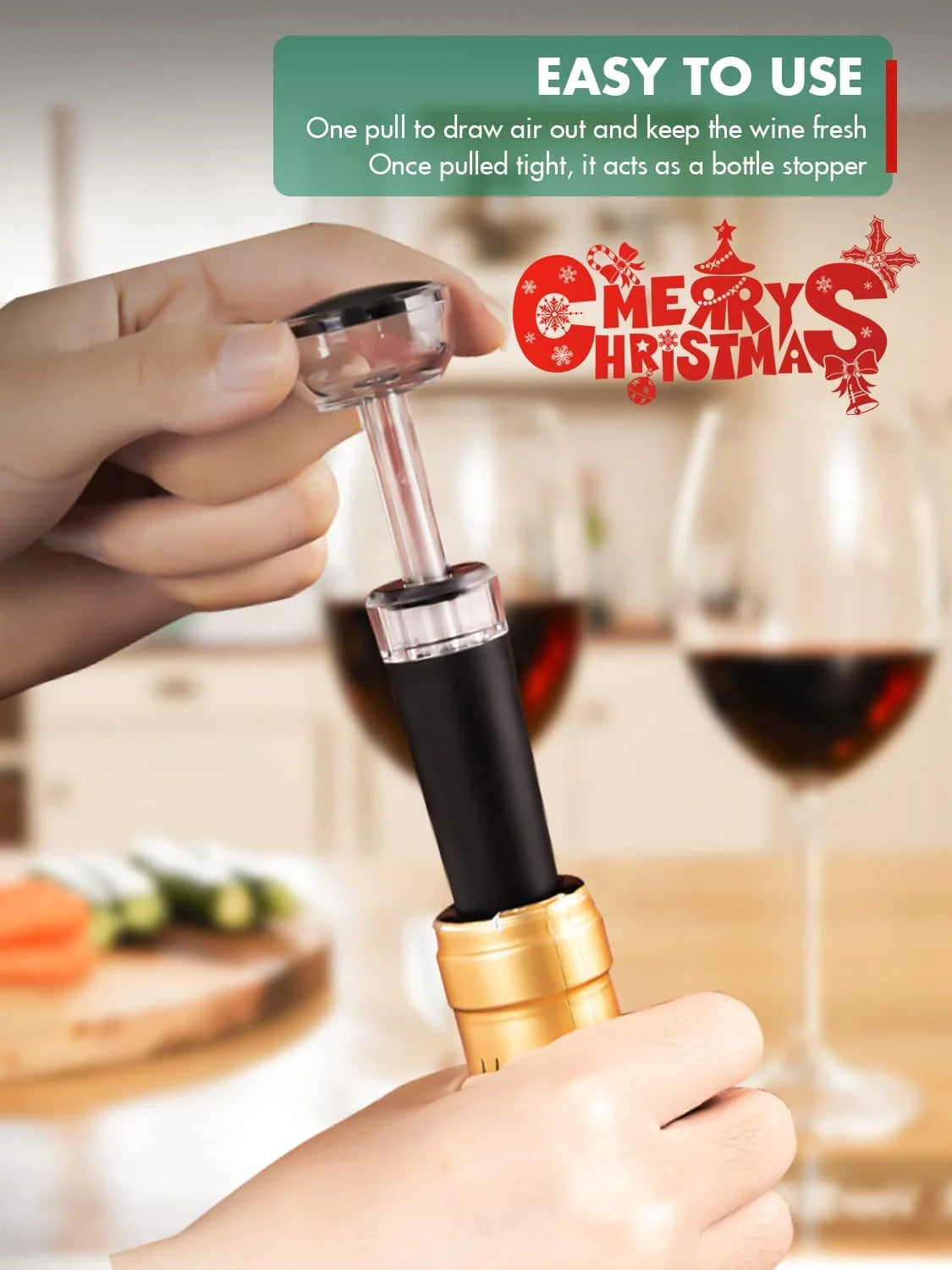 4-Piece Stainless Steel Wine Opener Set with Rechargeable Electric Wine Bottle Opener