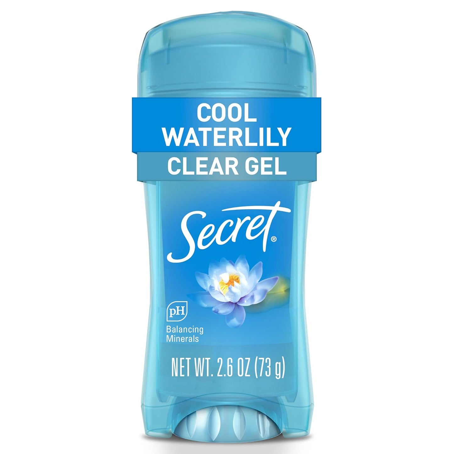 Secret Fresh Antiperspirant Deodorant for Women, 72Hr Breathable Sweat & Odor Protection, Instant Freshness & Gentle, PH Balancing Minerals, Clear Gel, Nurturing Coconut Scent, 2.6 Oz