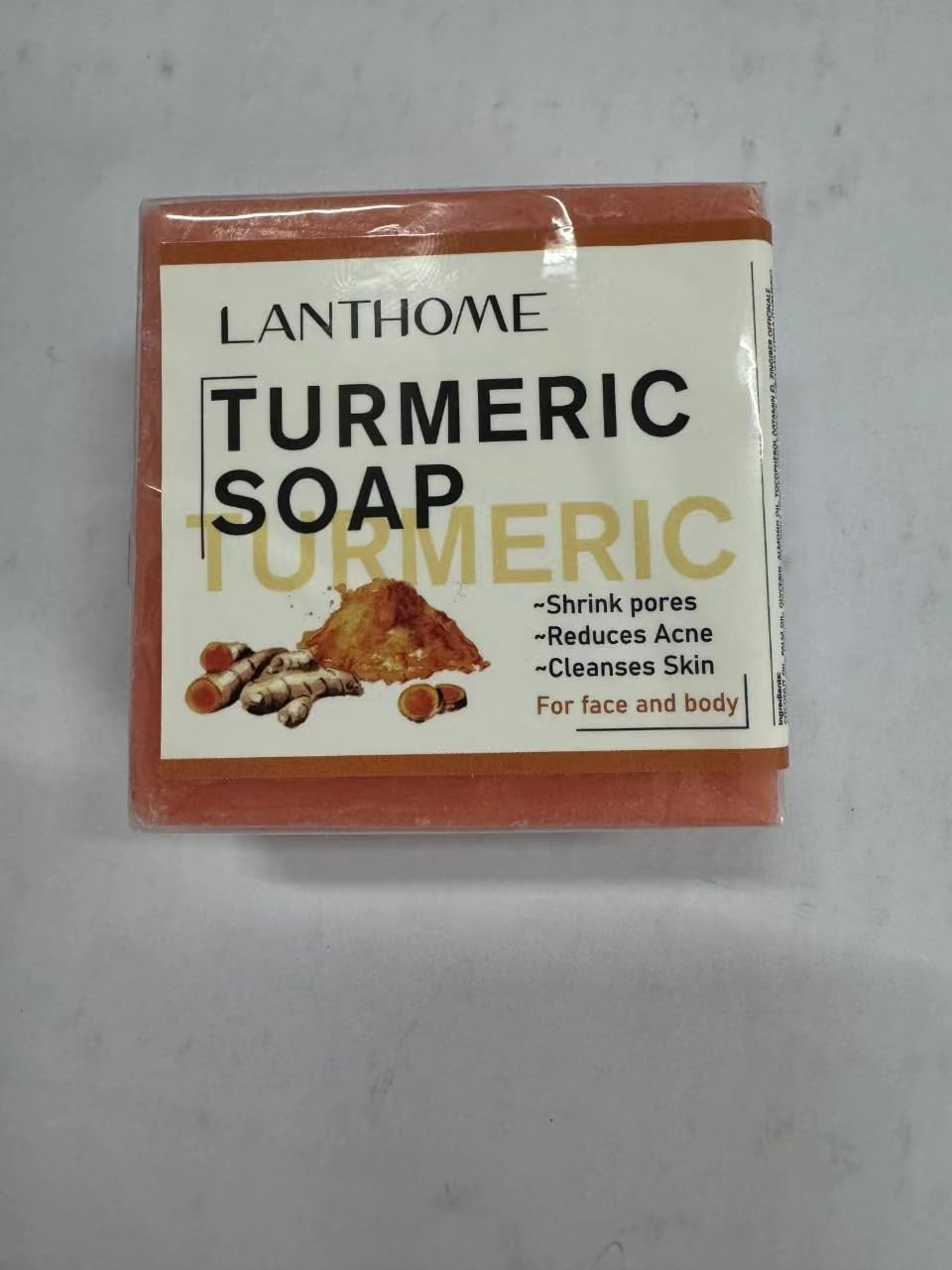 2Pcs Turmeric Soap Face Even Skin Tone, Moisturizing & Nourishing Natural Ingredients.