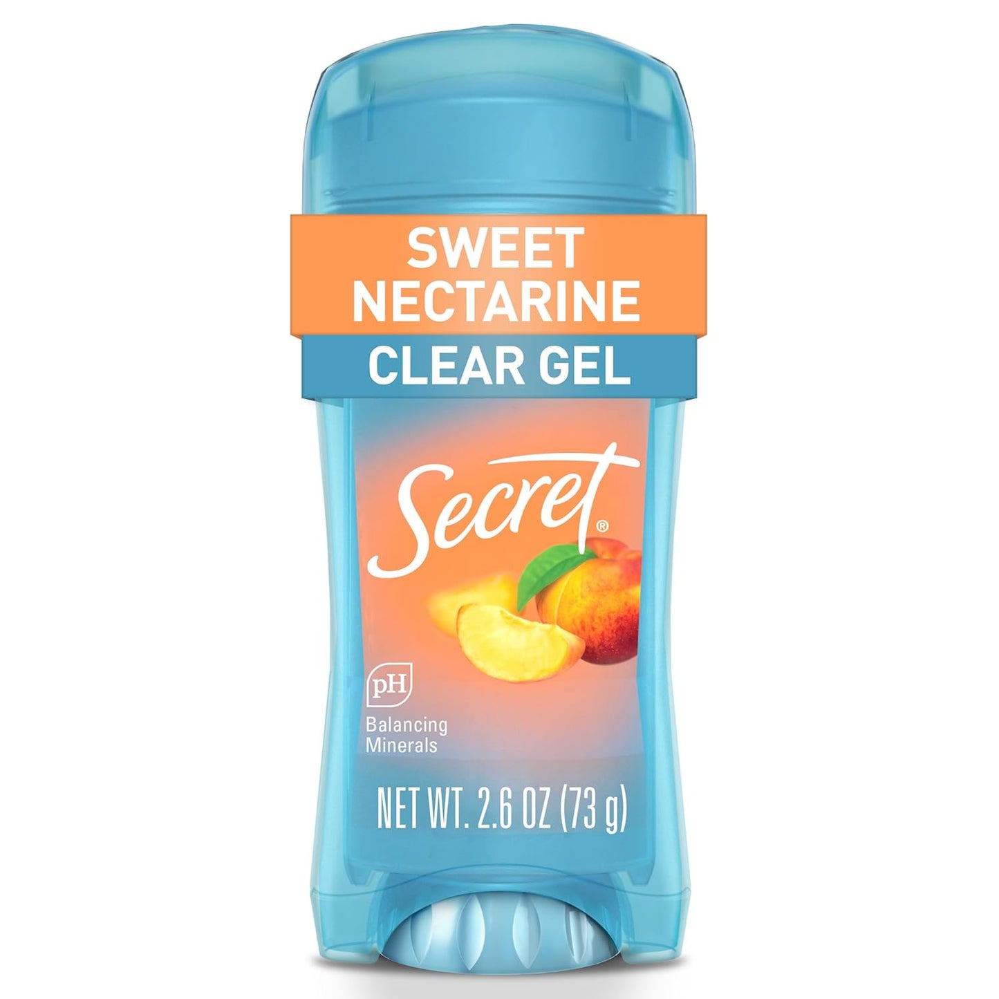 Secret Fresh Antiperspirant Deodorant for Women, 72Hr Breathable Sweat & Odor Protection, Instant Freshness & Gentle, PH Balancing Minerals, Clear Gel, Nurturing Coconut Scent, 2.6 Oz