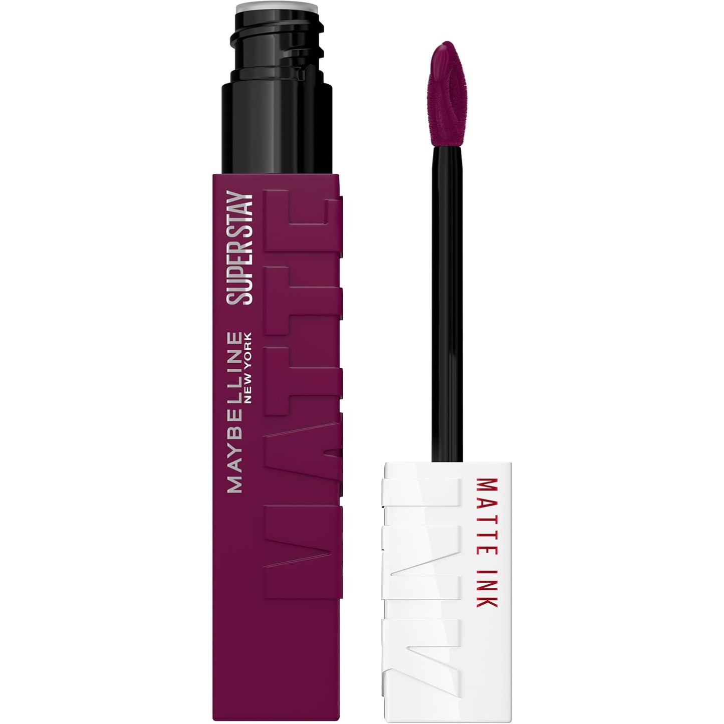 Maybelline Super Stay Matte Ink Liquid Lipstick Makeup, Long Lasting High Impact Color, up to 16H Wear, Exhilarator, Ruby Red, 1 Count, Packaging May Vary