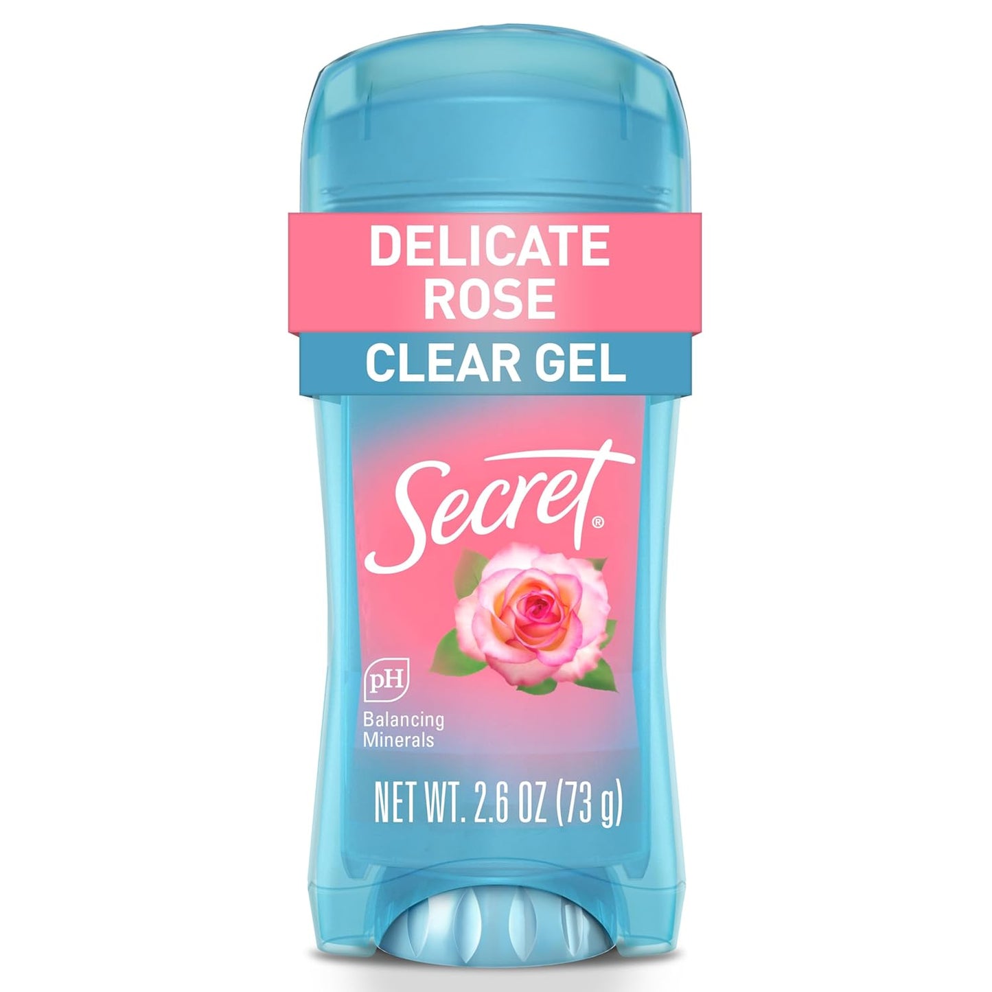 Secret Fresh Antiperspirant Deodorant for Women, 72Hr Breathable Sweat & Odor Protection, Instant Freshness & Gentle, PH Balancing Minerals, Clear Gel, Nurturing Coconut Scent, 2.6 Oz