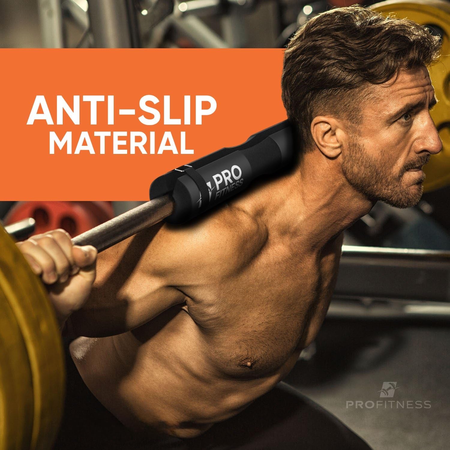 Profitness Barbell Pad, Hip Thrust Pad - Bar Pad for Squats, Lunges & Hip Thrusts - Barbell Cushion Squat Pad for Olympic or Standard Bars