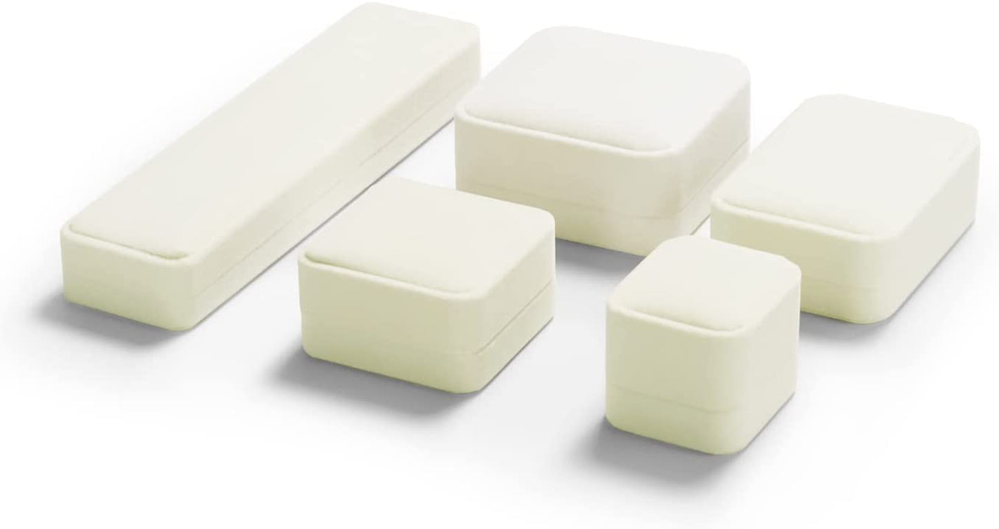 Oirlv Velvet Earring Gift Box Wedding Valentine'S Day White Earrings Stud Case