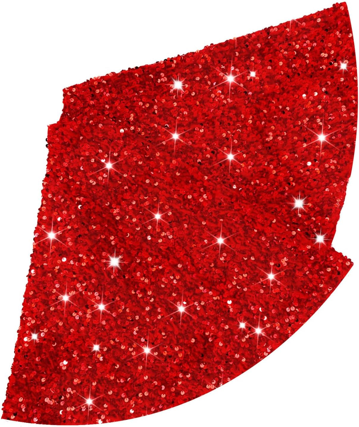 FUHSY Christmas Tree Skirt Pink Tree Skirt 46 Inch Sequintree Skirt Velvet Tree Floor Carpet Holiday Ornaments Glittery Xmas Skirt for Thanksgiving Pink Christmas Decorations Christmas Skirt Tree