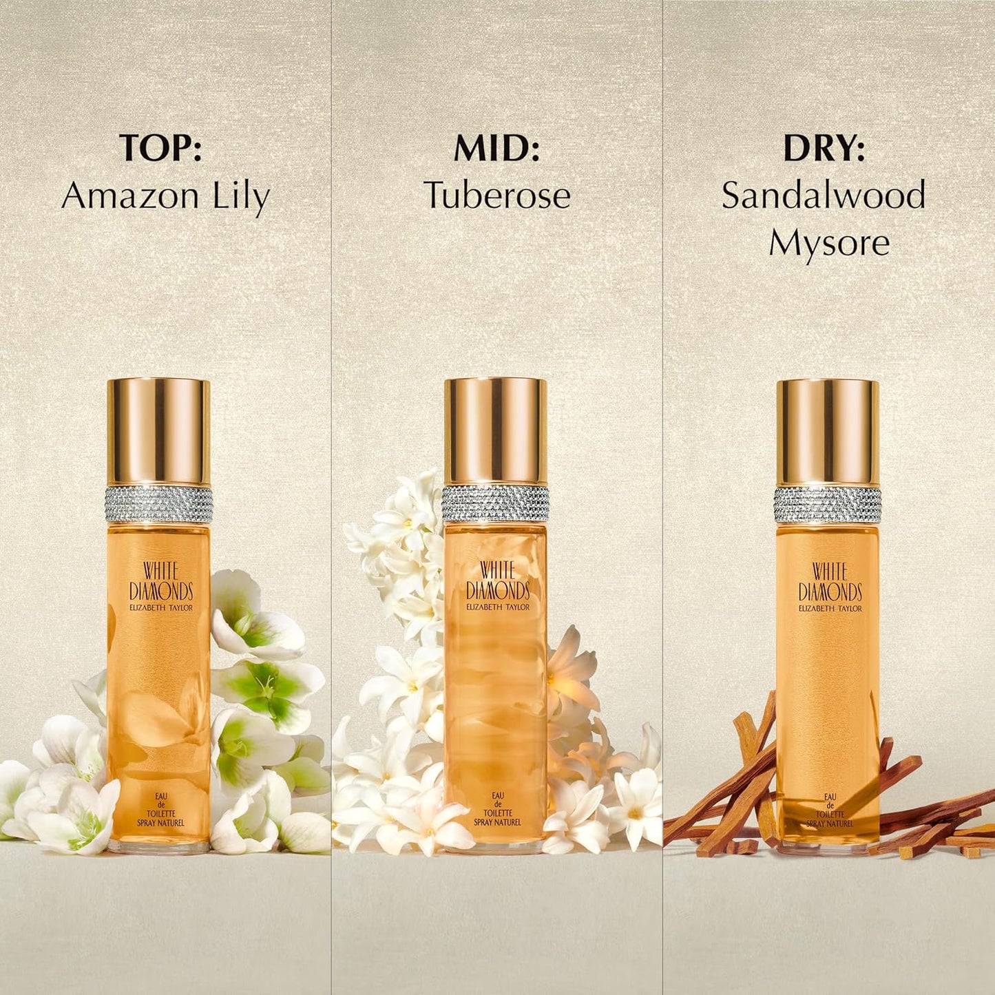 Elizabeth Taylor White Diamonds Women'S Perfume, Long-Lasting Floral Fragrance, Eau De Toilette EDT Spray, Gift for Her, 3.3 Fl Oz