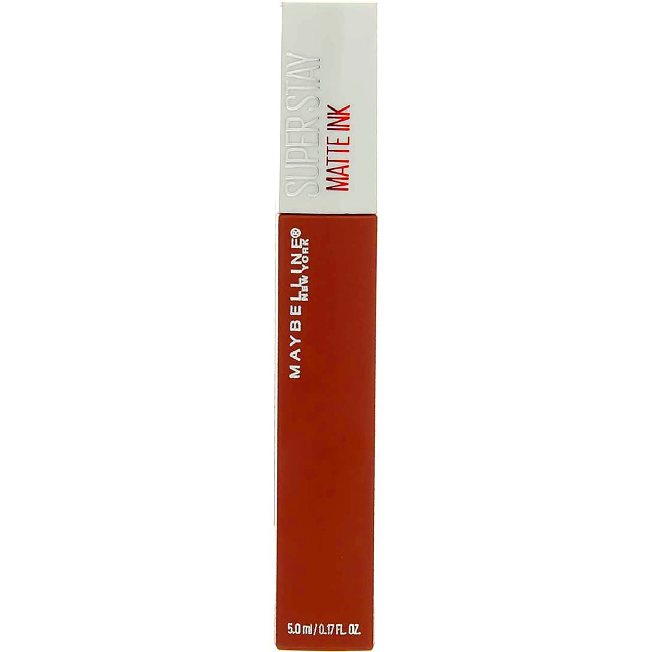 Maybelline Super Stay Matte Ink Liquid Lipstick Makeup, Long Lasting High Impact Color, up to 16H Wear, Exhilarator, Ruby Red, 1 Count, Packaging May Vary