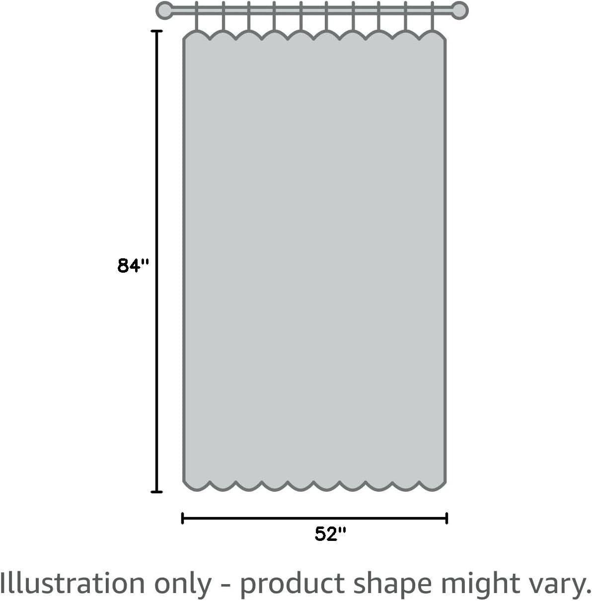 KOUFALL Silver Sheer Curtains, Luxury Curtain for Living Room Bedroom, Light Grey Grommet Backdrop Curtains for Party, 52 X 84 Inch Length, 2 Panels Set, Gray