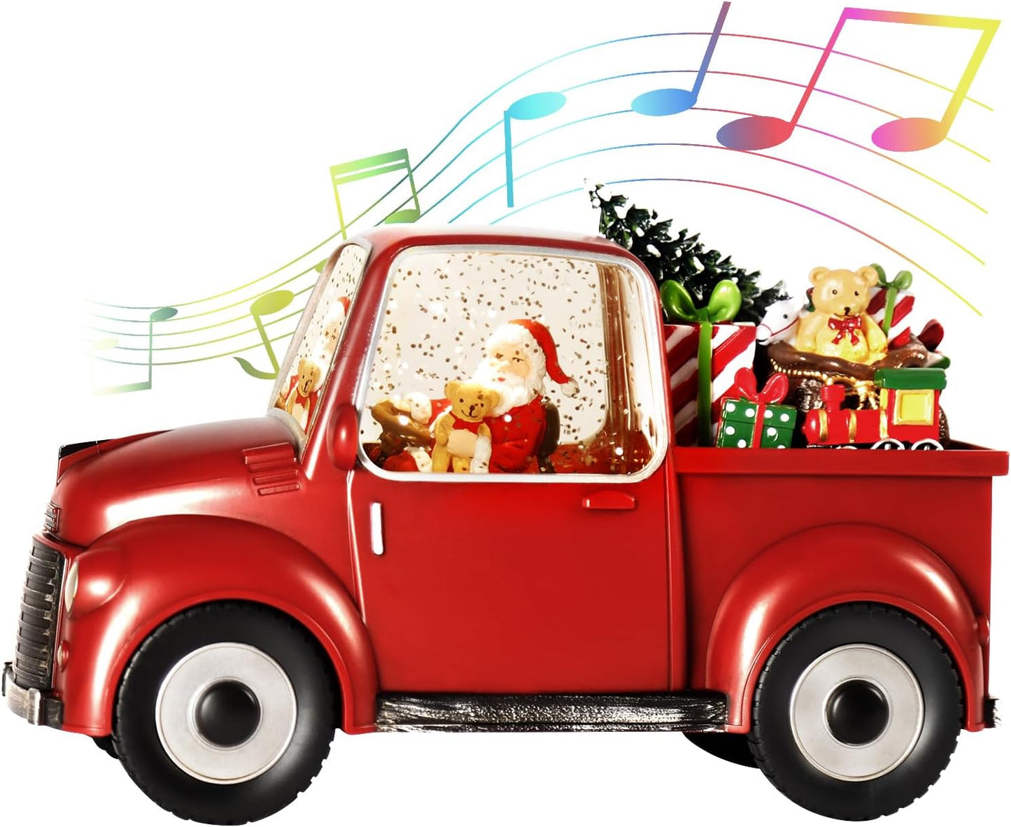 Snow Globe Christmas Decorations Musical Snow Globe Lantern, Christmas Table Lantern Caroler Lighted Water Lanterns USB & Battery Operated, Christma Decor Indoor and Xmas Gifts