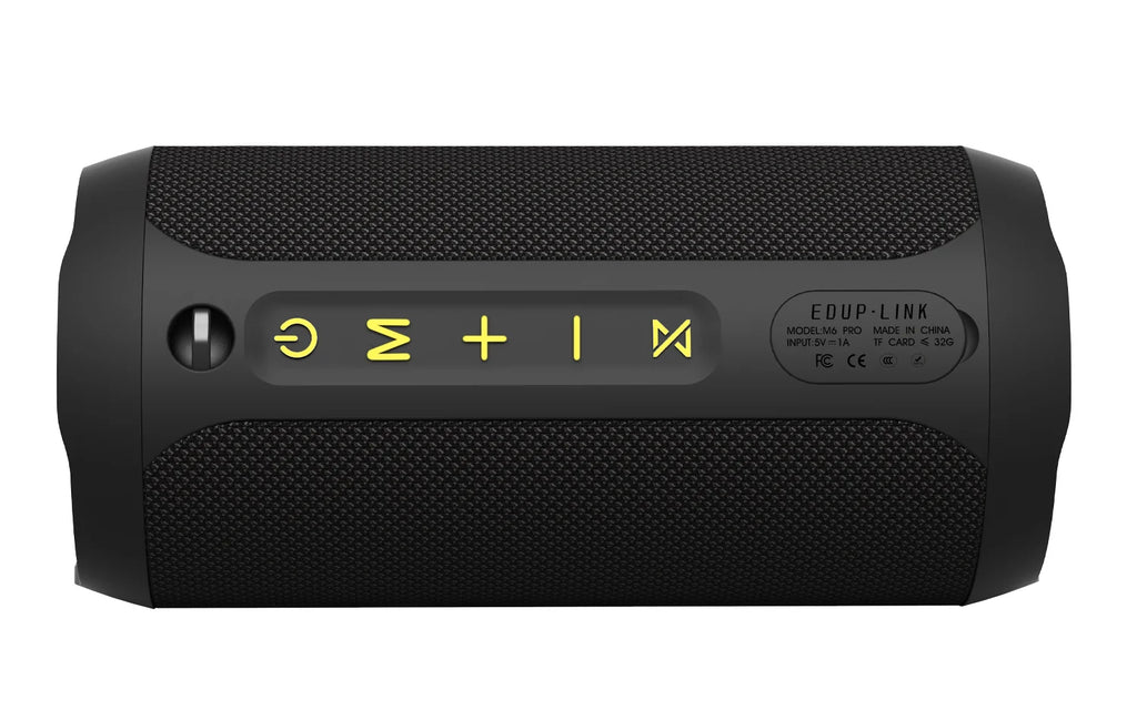 M6PRO Bluetooth Portable Speaker, Outdoor Speakers, Black, 1 Pack