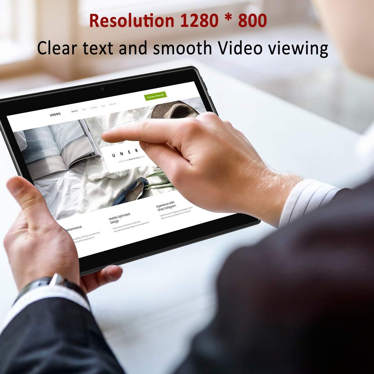 2 in 1 Tablets, Android 10.0 Tablet PC with Wireless Keyboard Case, 4GB RAM 64GB ROM/128GB Computer Tablets, Quad Core, HD/IPS, 8000Mah, 13MP Dual Camera, Cellular Dual 4G SIM + Wifi, DGO-P8