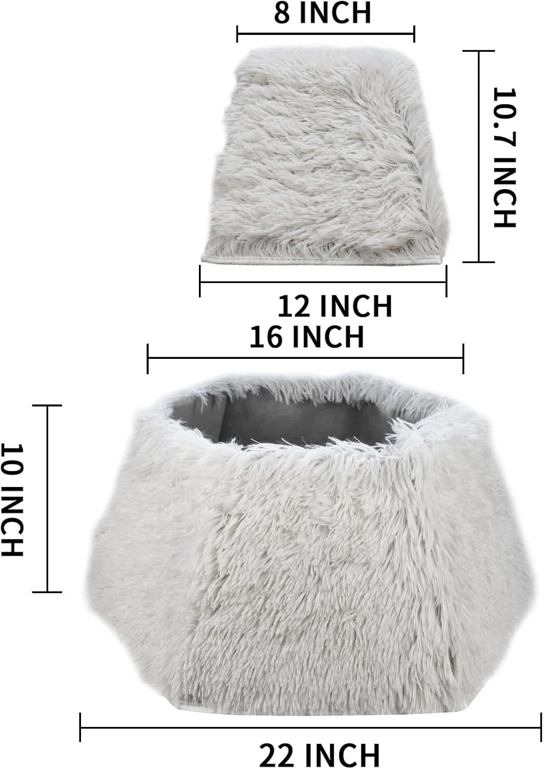 SHENG HONG 22 Inch Christmas Tree Collar Christmas Tree Skirts Tree Ring Christmas Decorations for Party Holiday Home Decoration