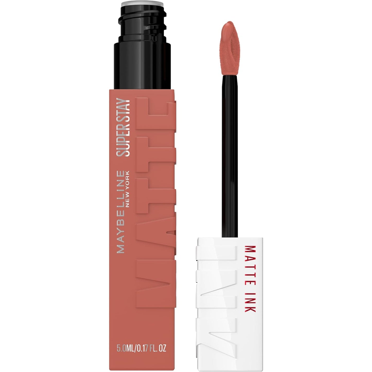 Maybelline Super Stay Matte Ink Liquid Lipstick Makeup, Long Lasting High Impact Color, up to 16H Wear, Exhilarator, Ruby Red, 1 Count, Packaging May Vary