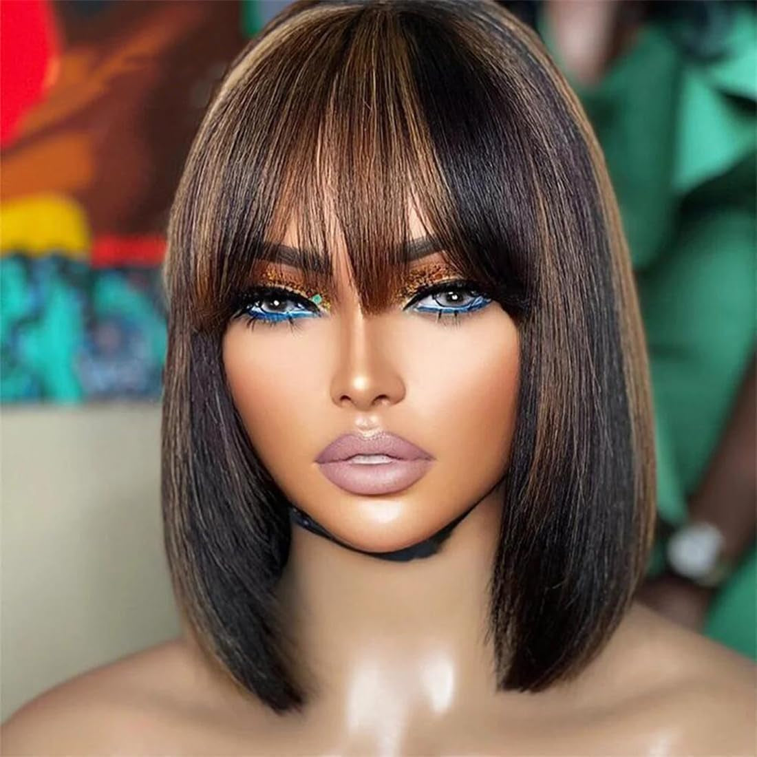 Glueless Wigs Human Hair Pre Plucked Pre Cut 9X6 Straight Lace Front Wigs Human Hair Hd Lace Front Closure Wigs for Women 250% Density Wear and Go Glueless Wig Ready to Wear Natural Black24Inch