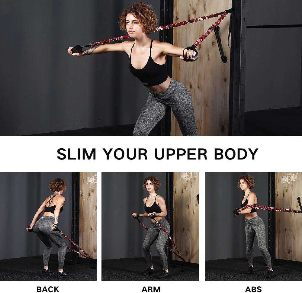 INNSTAR Ankle Resistance Bands, Ankle Bands for Working Out, Adjustable Butt Glutes Workout Equipment, Leg Resistance Bands for Women & Men Fitness Equipment