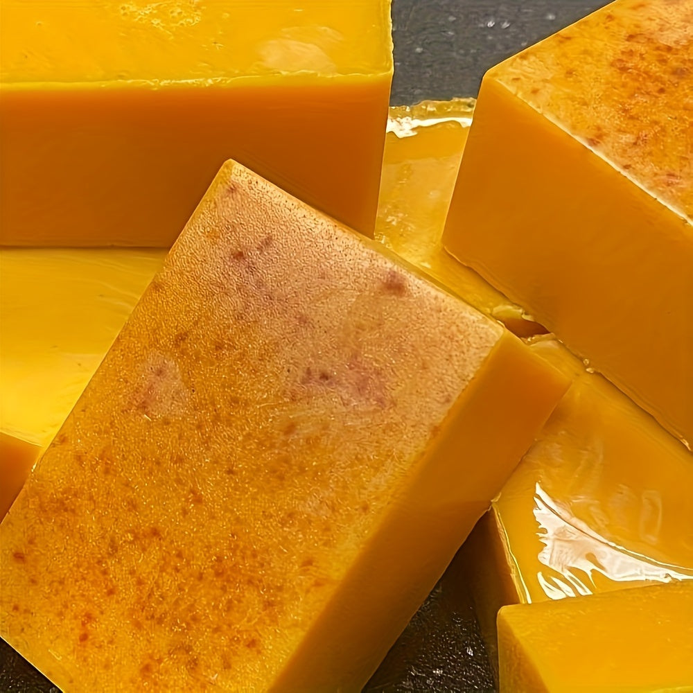 Turmeric and Kojic Acid Soap - Moisturizing, Unisex-Adult, Deeply Cleanses and Moisturizes - Rich in Turmeric, Vitamin E, Olive Oil, Suitable for All Types of Hair and Light Beige