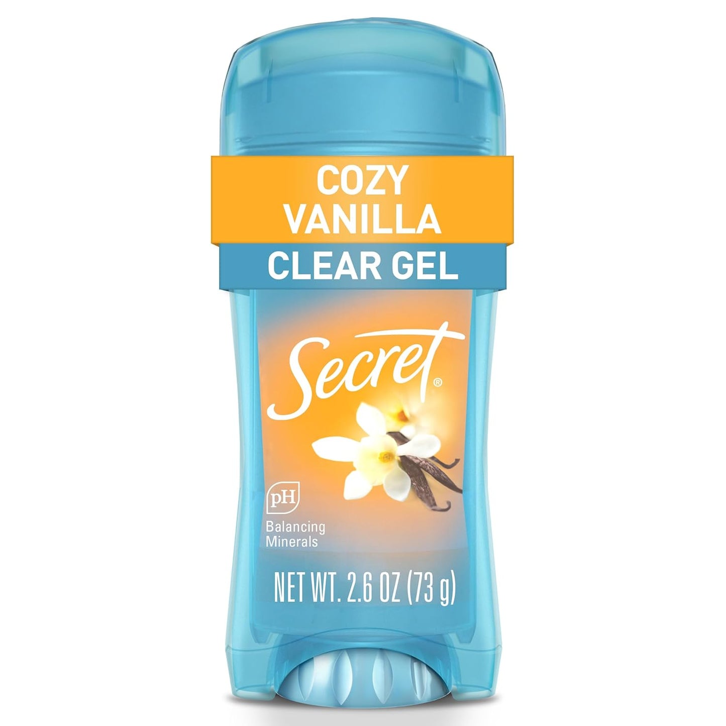 Secret Fresh Antiperspirant Deodorant for Women, 72Hr Breathable Sweat & Odor Protection, Instant Freshness & Gentle, PH Balancing Minerals, Clear Gel, Nurturing Coconut Scent, 2.6 Oz