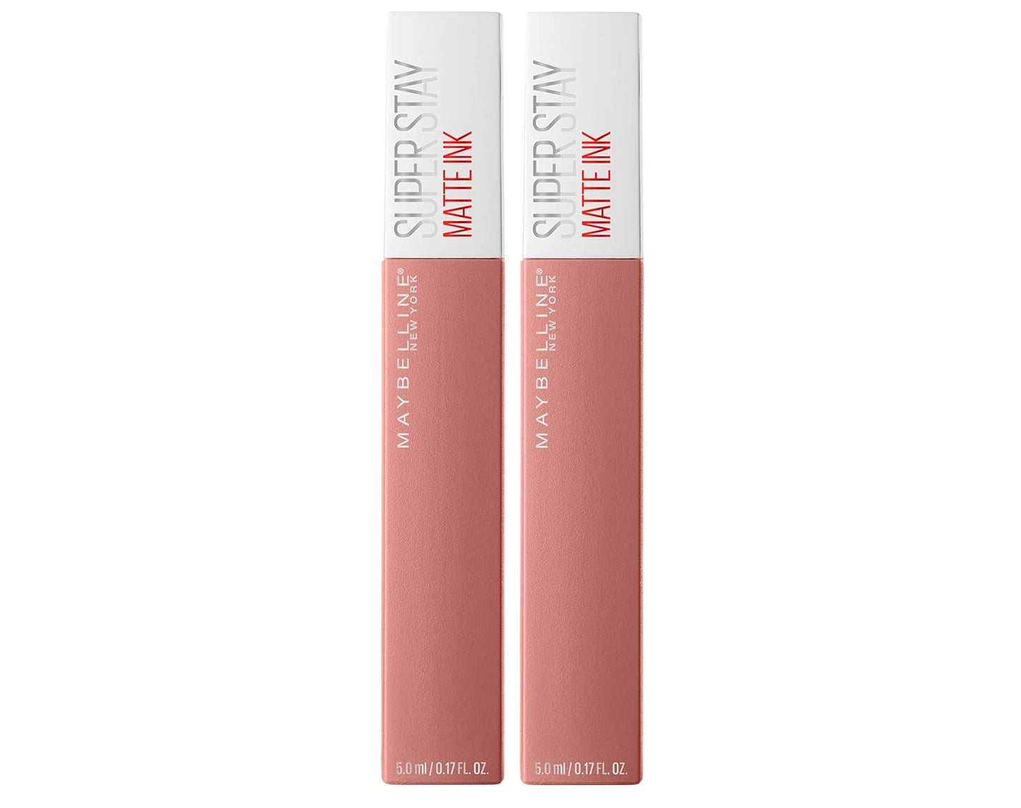 Maybelline Super Stay Matte Ink Liquid Lipstick Makeup, Long Lasting High Impact Color, up to 16H Wear, Exhilarator, Ruby Red, 1 Count, Packaging May Vary