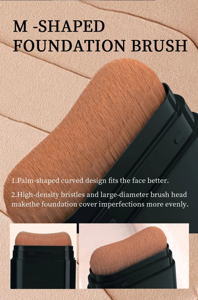O'cheal Two In One Concealer Foundation Stick Facial Matte Waterproof Bronzer Contouring Face Coverage Moisturizing Makeup Cream
