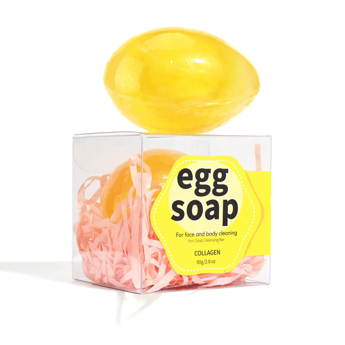 Customized Organic Egg Soap Collagen Soap for Facial and Body Whitening Yoni Wash Handmade Essential Oil Soap