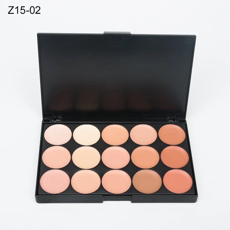 15 Colors Face Concealer Camouflage Cream Contour Palette Maquillaje Profesional Foundation Paleta Concealer