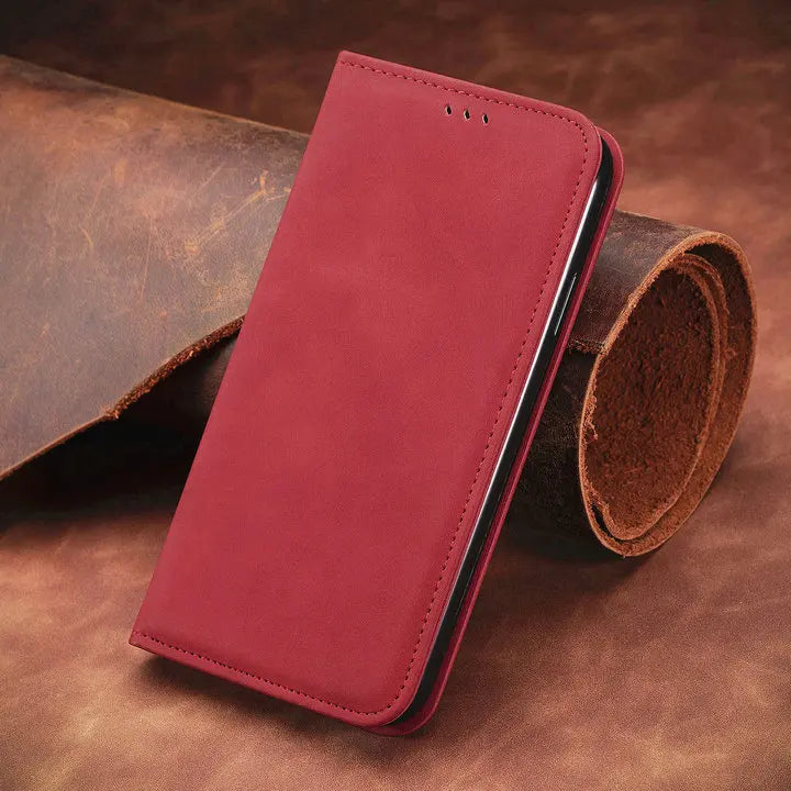 For iPhone 17 Pro Max 2025 Luxury Case Smooth Leather 360 Protect iPhone17 Air Case iPhone 17 ProMax 17Air Magnetic Flip Cover