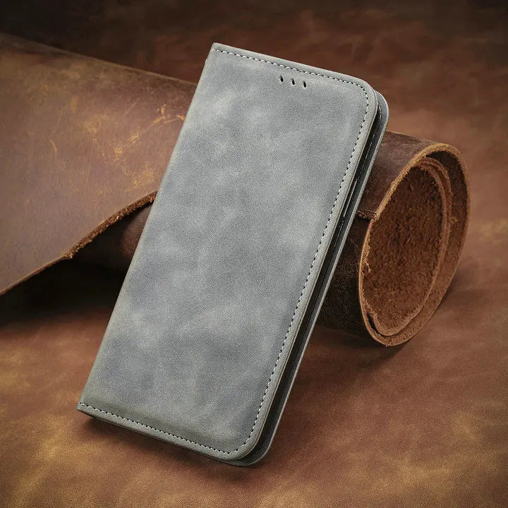 For iPhone 17 Pro Max 2025 Luxury Case Smooth Leather 360 Protect iPhone17 Air Case iPhone 17 ProMax 17Air Magnetic Flip Cover