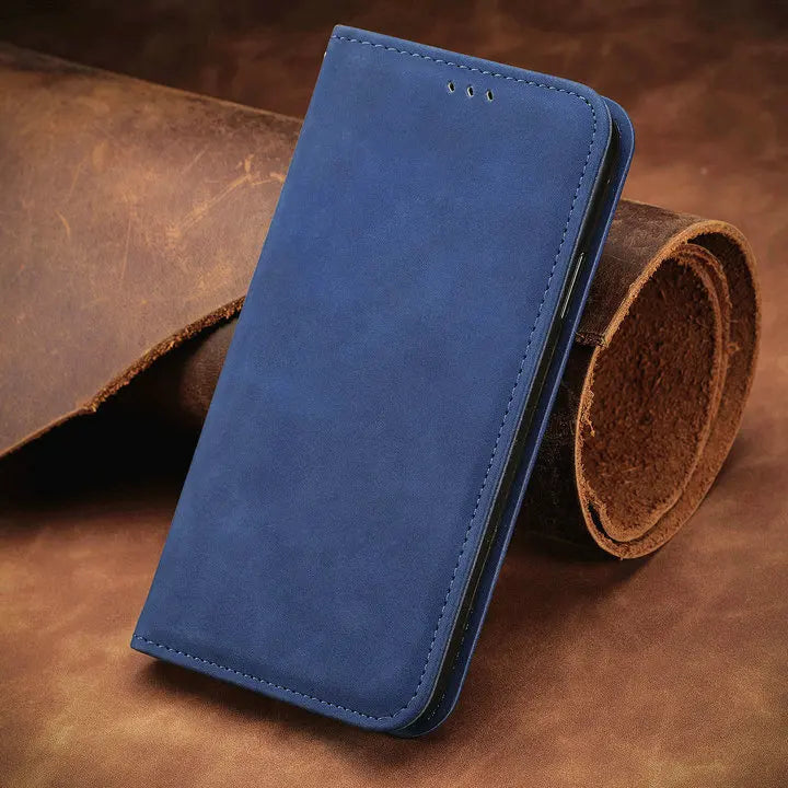 For iPhone 17 Pro Max 2025 Luxury Case Smooth Leather 360 Protect iPhone17 Air Case iPhone 17 ProMax 17Air Magnetic Flip Cover