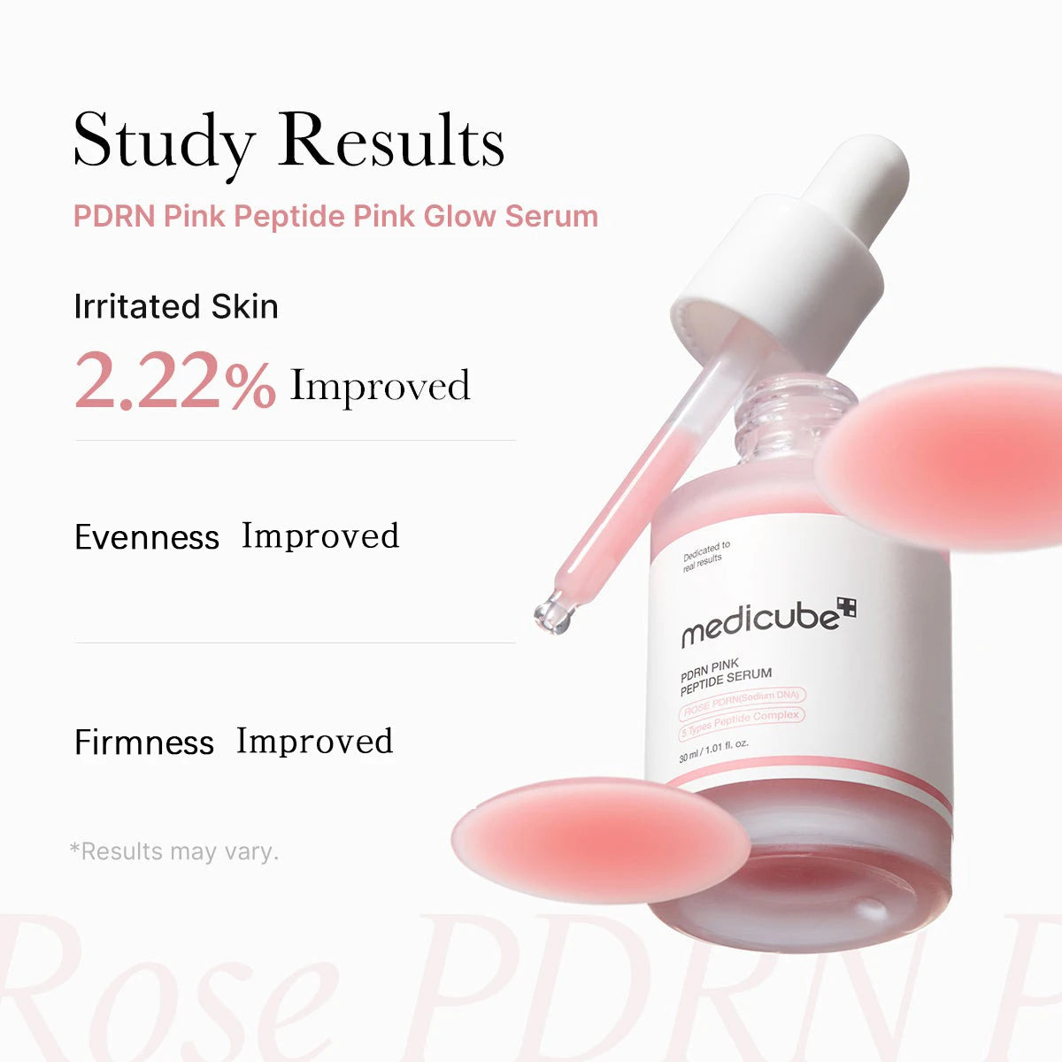 Medicube Salmon DNA PDRN Pink Peptide Serum,Smooth&Fast-Absorbing,Refreshing&Non-Sticky,Moisturizing Feel,K-Beauty,Korean Makeup