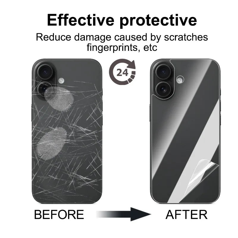 Front Back Screen Protector for Iphone 17 Pro Max 17pro Flexible TPU Hydrogel Film Anti-scratch Cover for Iphone17pro Protectors