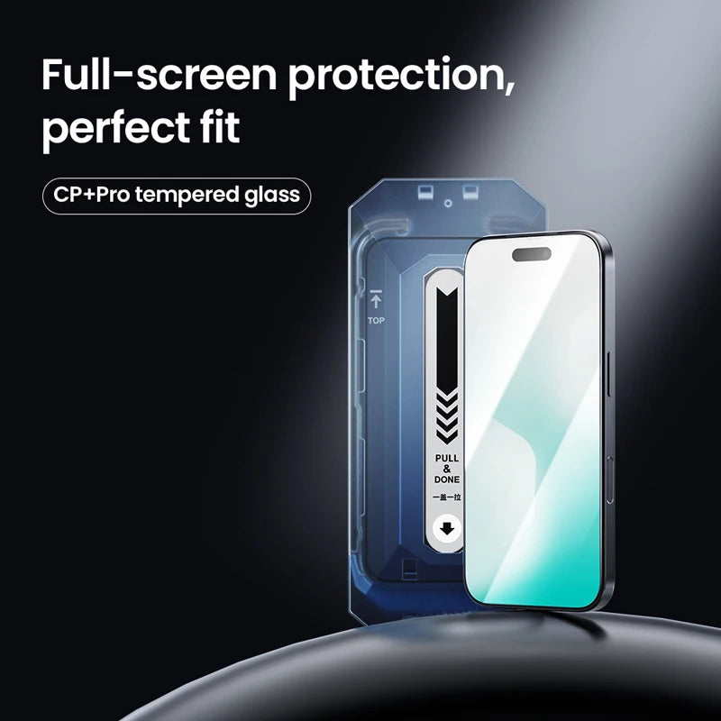 For iPhone 17 Pro Max,17 Air Tempered Glass Nillkin CP+Pro 2.5D Full Coverage Screen Protector Anti-fingerprint Glass