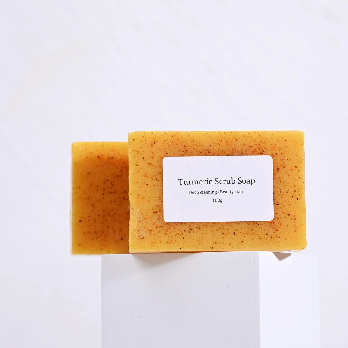 Natural Turmeric Kojic Scrub Soap Cleansing Bath Soap Oil Control & Whitening Kojic Turmeric Soaps for Face,Bath, Body