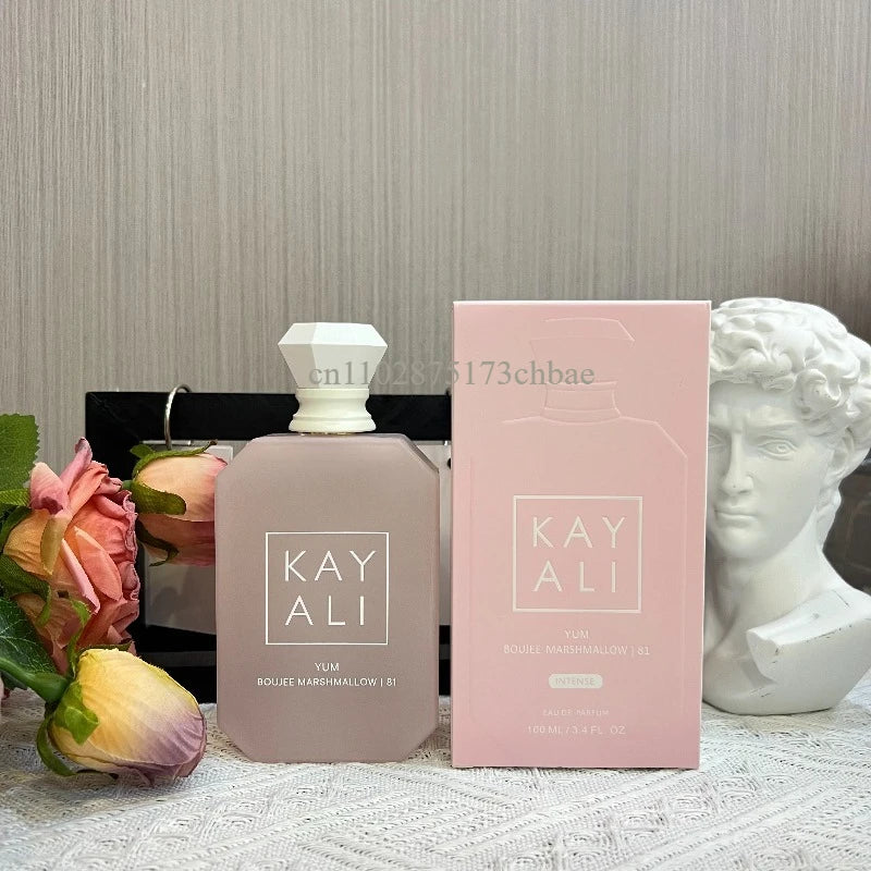 KAYALI Uxury Collection 100ml Eau Parfum with Vanilla Yum Boujee Vanilla Candy Rock Sugar Fleur Majesty Rose Royale Fresh Notes