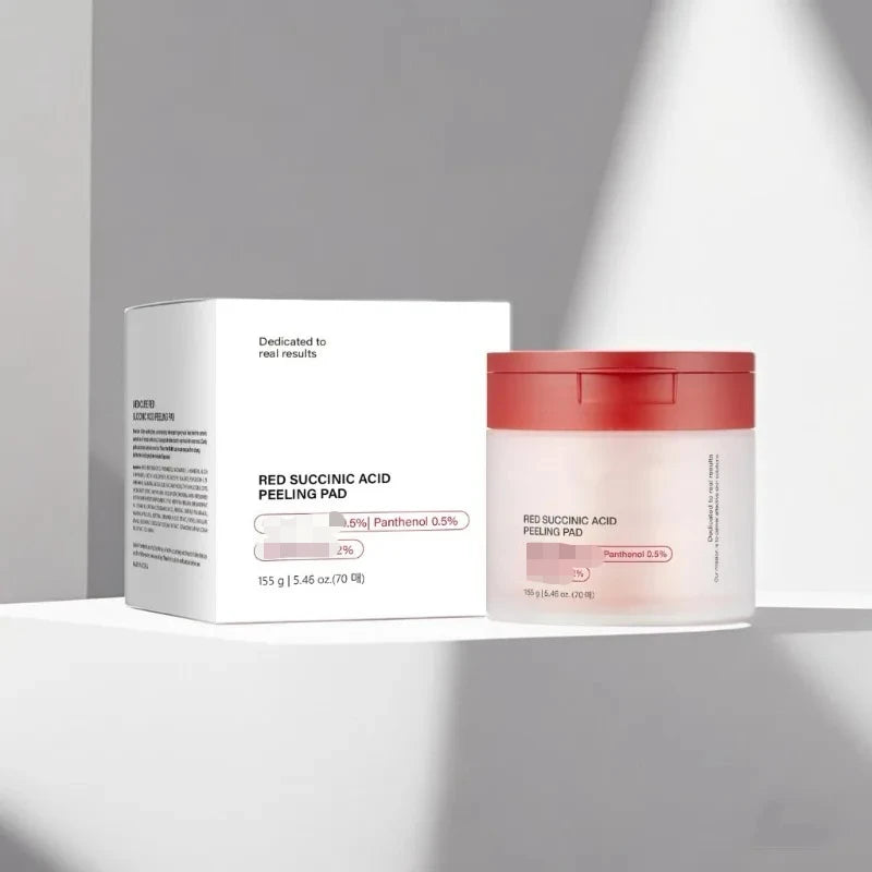 Lactic Acid Moisturizing Facial Care Cotton Pads Pore Cleansing Pads Facial Toning and Exfoliating Cleaning Cotton Pads