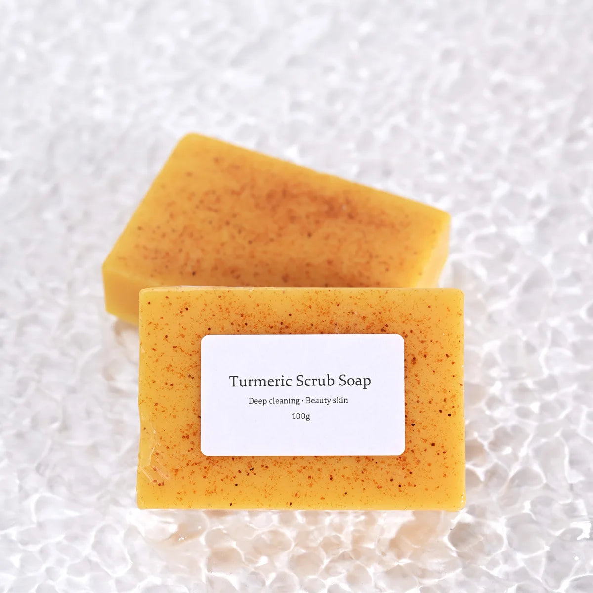 Natural Turmeric Kojic Scrub Soap Cleansing Bath Soap Oil Control & Whitening Kojic Turmeric Soaps for Face,Bath, Body