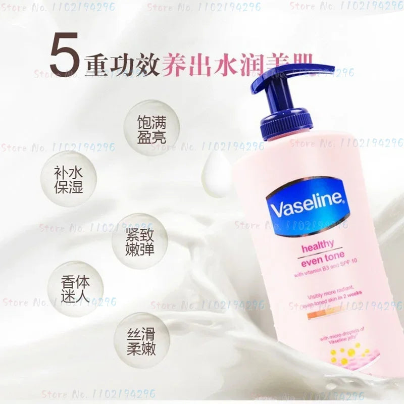 400ML Vaseline Body Lotion Men's and Women's Moisturizing Body Moisturizing Fragrance Moisturizing Nourishing Cream
