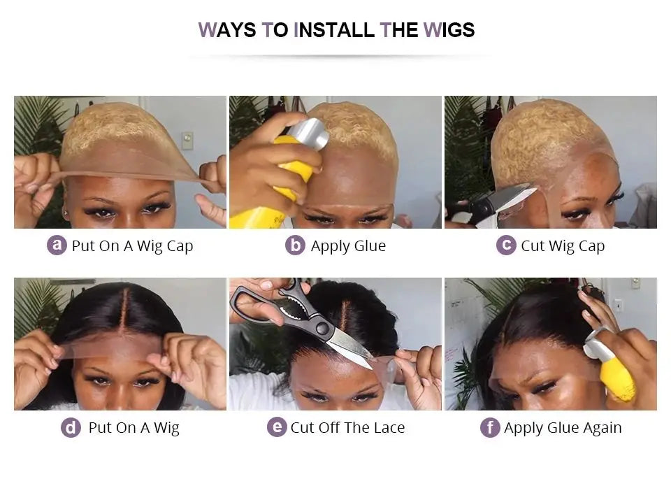 Glueless Deep Wave Bob Wig Brazilian Human Hair 13x4 13x6 HD Lace Front Wig Wear and Go Short Bob For Black Women Pre Plucked