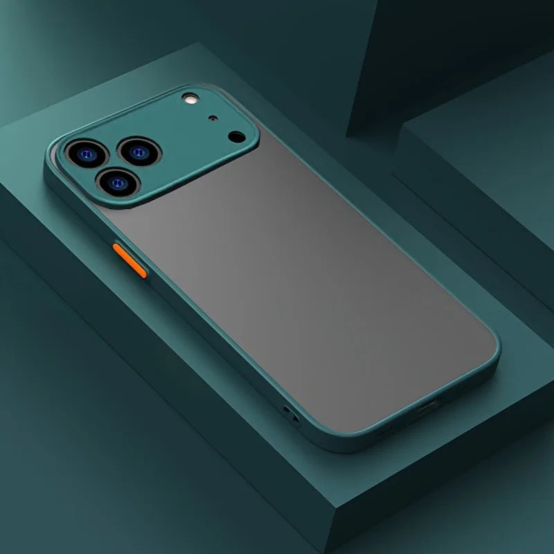 For iPhone 17 16 Pro Max Case Armor Shockproof Matte Phone Cases For iPhone17 16 15 14 13 12 Por Max Plus 17Pro Air Clear Cover