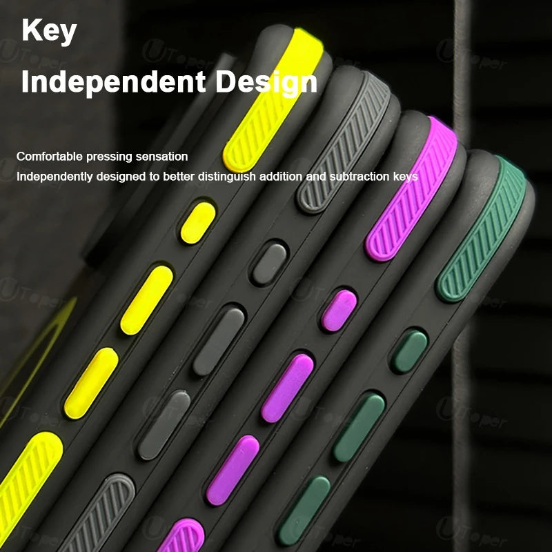 New Bicolor Matte Frosted Magnetic Phone Case For iPhone 17 Air 16 15 14 Plus 13 12 11 Pro Max Shockproof Bumper Hard Cover