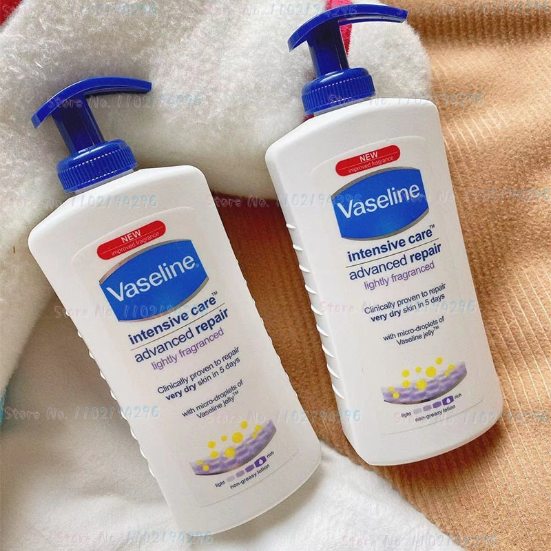 400ML Vaseline Body Lotion Men's and Women's Moisturizing Body Moisturizing Fragrance Moisturizing Nourishing Cream